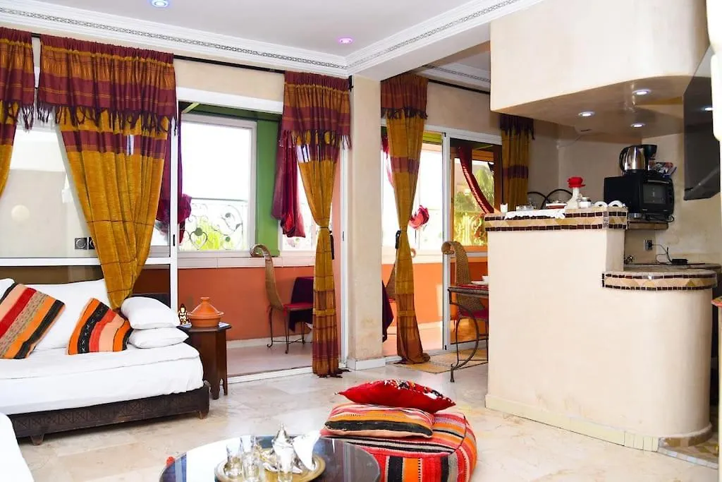 Appartement Riad Elegant Chic Au Coeur De Gueliz 마라케시