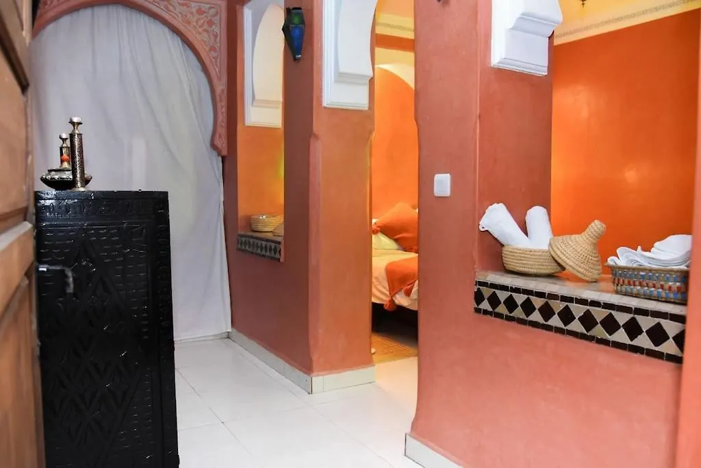 아파트 Appartement Riad Elegant Chic Au Coeur De Gueliz 마라케시